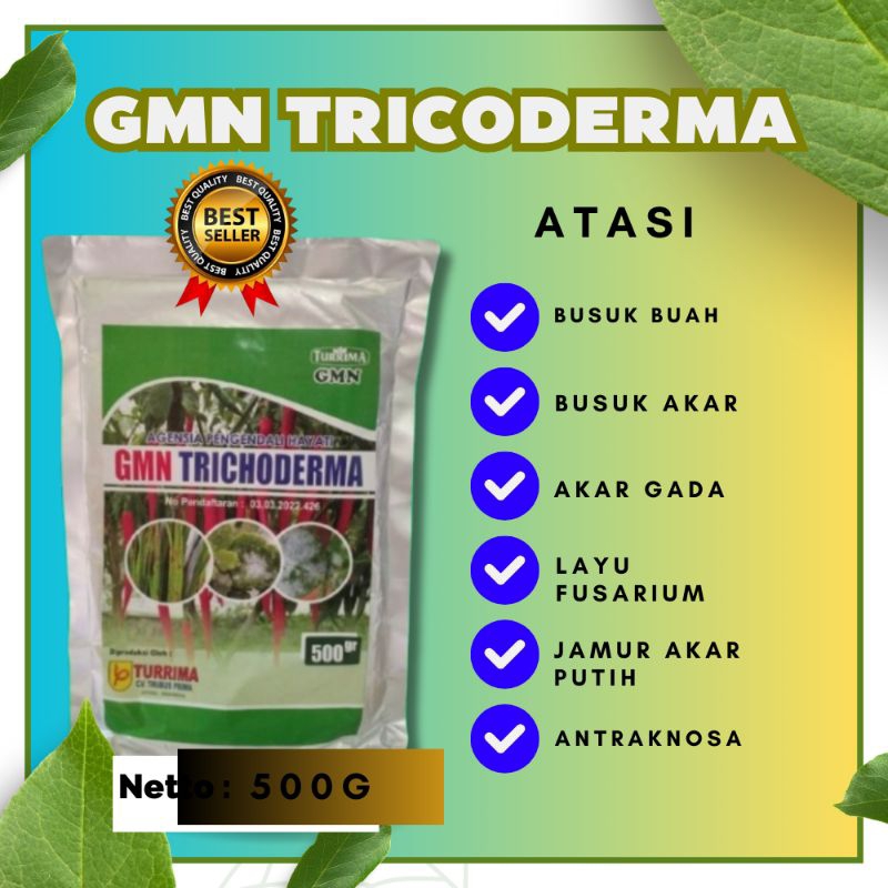 UNGGULAN  Fungisida Tricoderma Organik Isi 500Gram, Fungisida Tricoderma Padat Isi 500Gram