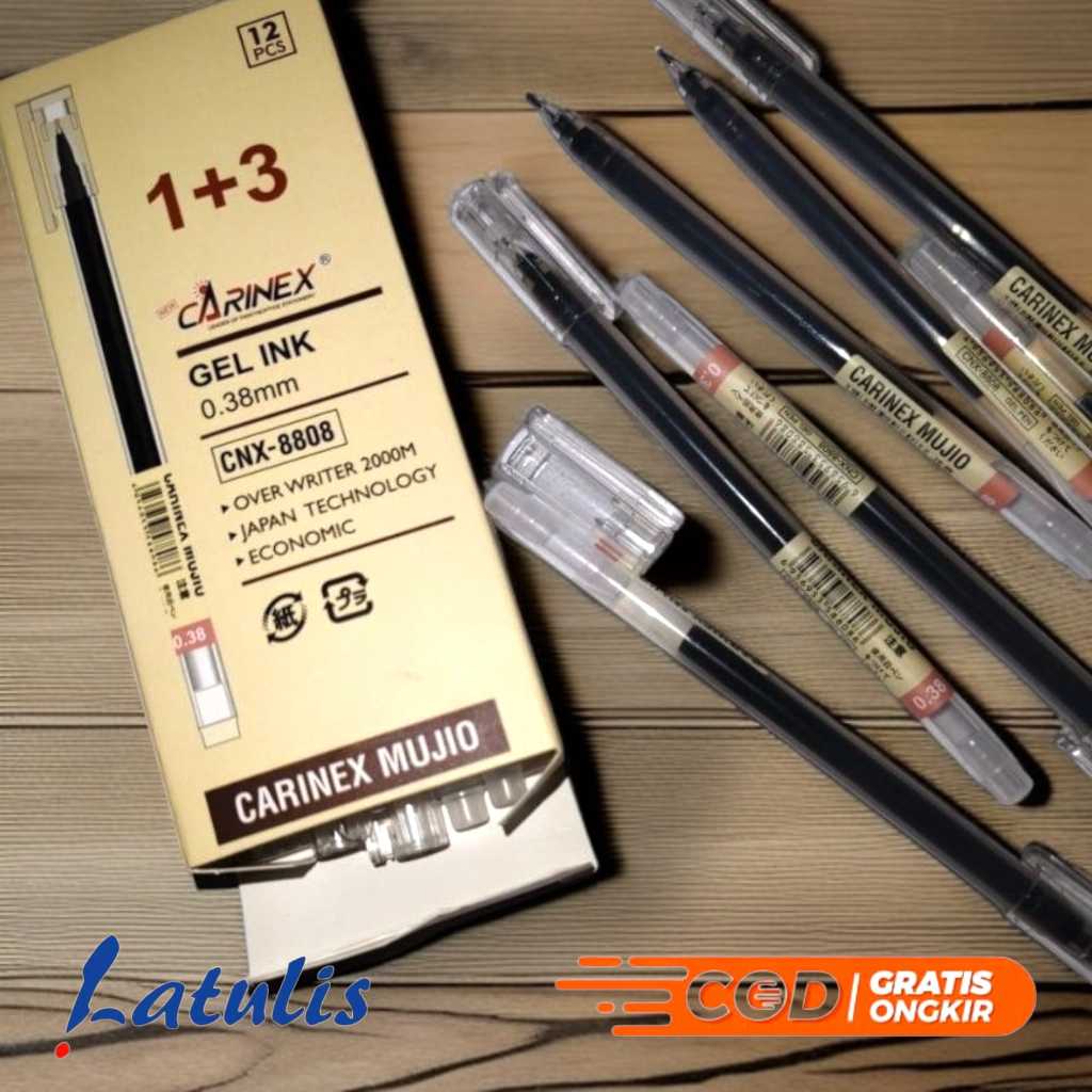 

Pulpen CARINEX MUJIO CNX-8808 (12pc)