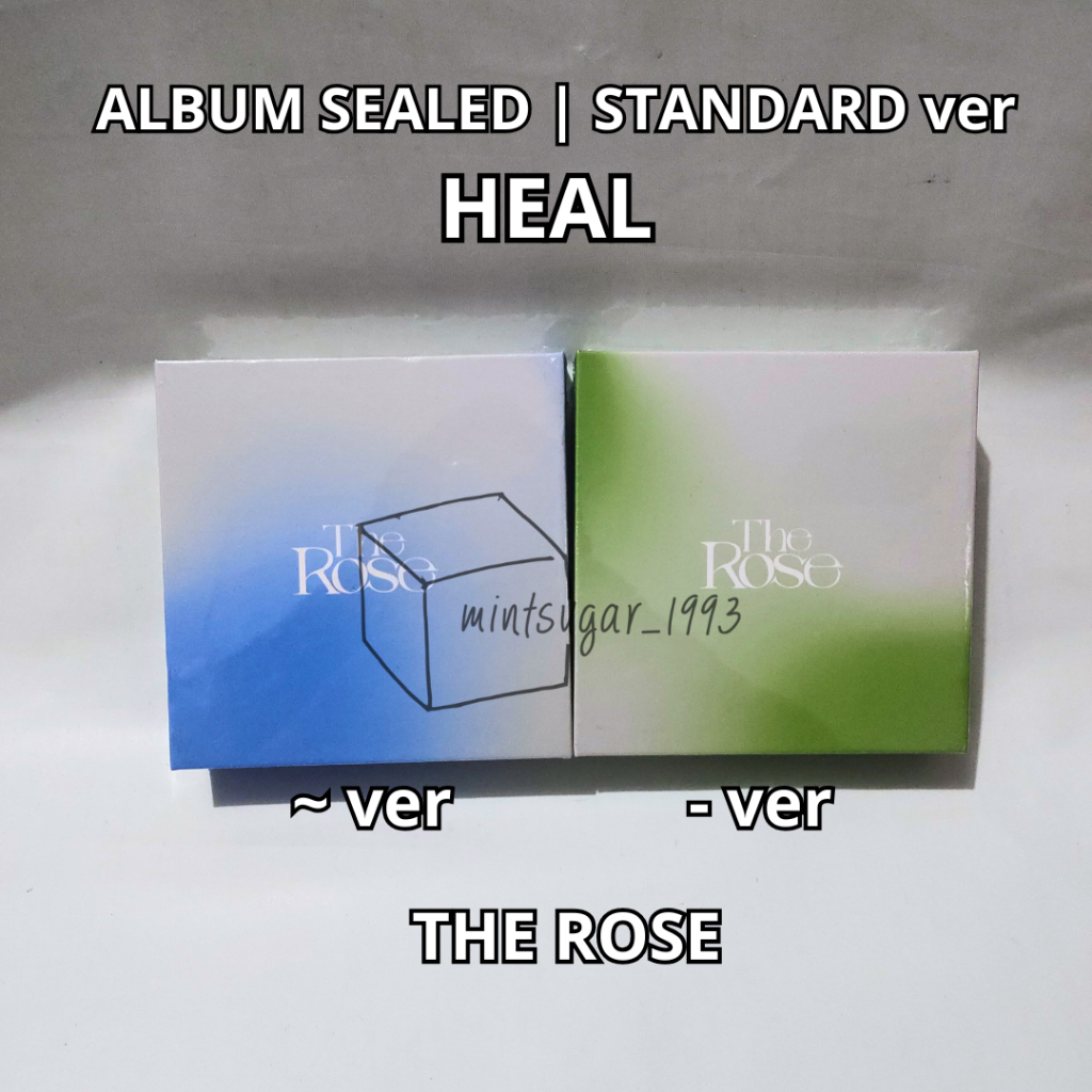 [ READY NEW OFFICIAL ] The Rose - HEAL [ Standard ver ] ( ~ ver | - ver )