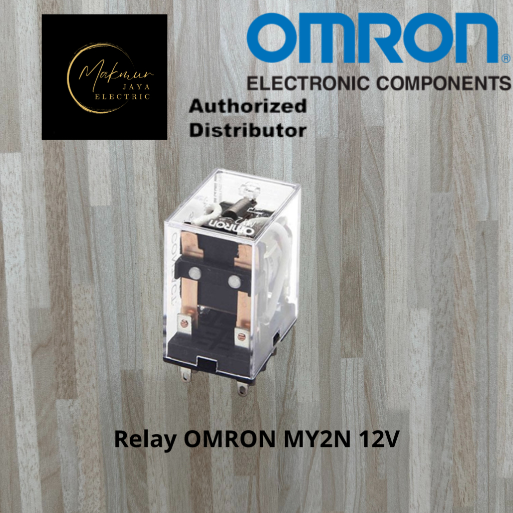Relay OMRON MY2N 12VDC | Relay 8 Pin dengan Lampu Indikator | Relay 8 Kaki DPDT Coil 12V DC