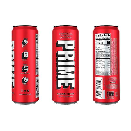 

Prime Tropical Puch Flovour Energy Drink