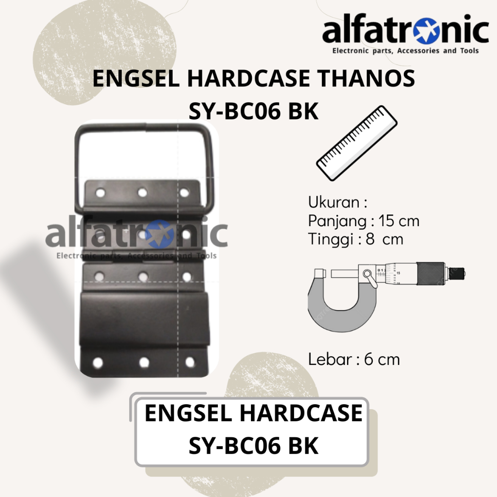 ENGSEL HARDCASE THANOS SY-BC06 BLACK