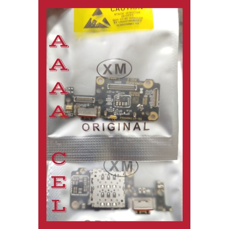 PCB ATAU PAPAN CHARGER PLUS KONEKTOR CHARGER REDMI NOTE 11 PRO 5G