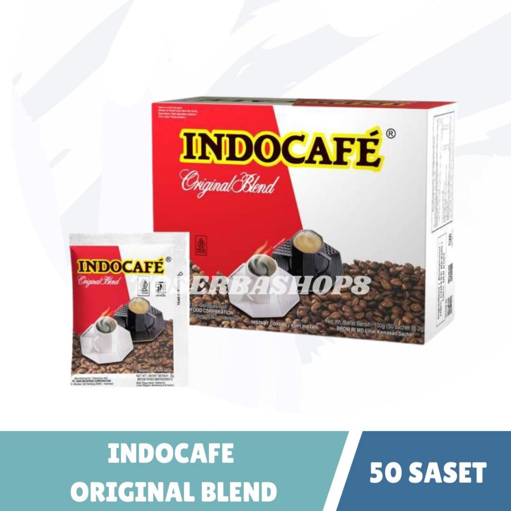 

Indocafe Original Blend 50 sachet 100gr @2gr