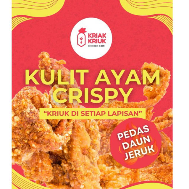 

Kulit Ayam Crispy Original, Pedas Daun Jeruk, Keju, Salted Egg, SeaWeed, Sapi Panggang 250gram