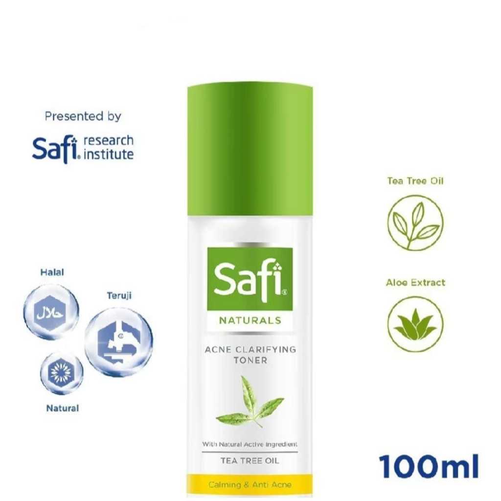 SAFI-NATURALS ACNE CLARIFYING TONER 100ml / Safi Acne  | MERAWAT KULIT BERJERAWAT100% ORIGINAL