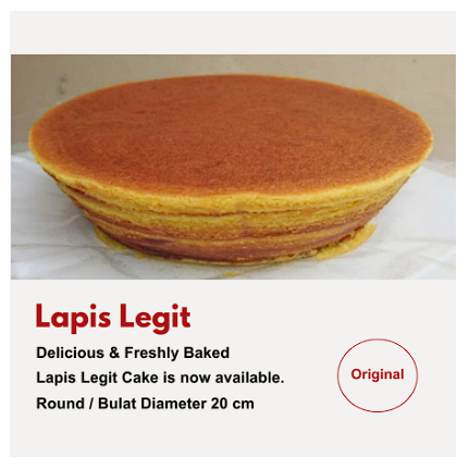 

Lapis Legit Original Blueband Bulat / Round