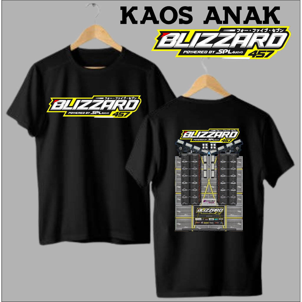 KAOS SOUND BLIZZARD AUDIO KAOS ANAK TERBARU