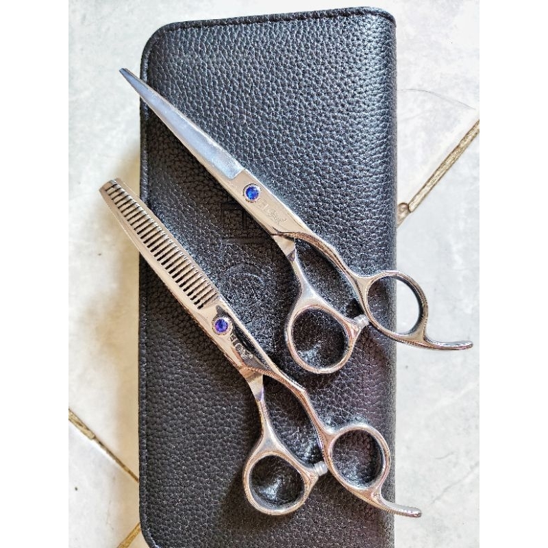 SET GUNTING RAMBUT POTONG & SASAK MERK ELOV UNTUK PERLENGKAPAN POTONG RAMBUT SALON BARBERSHOP