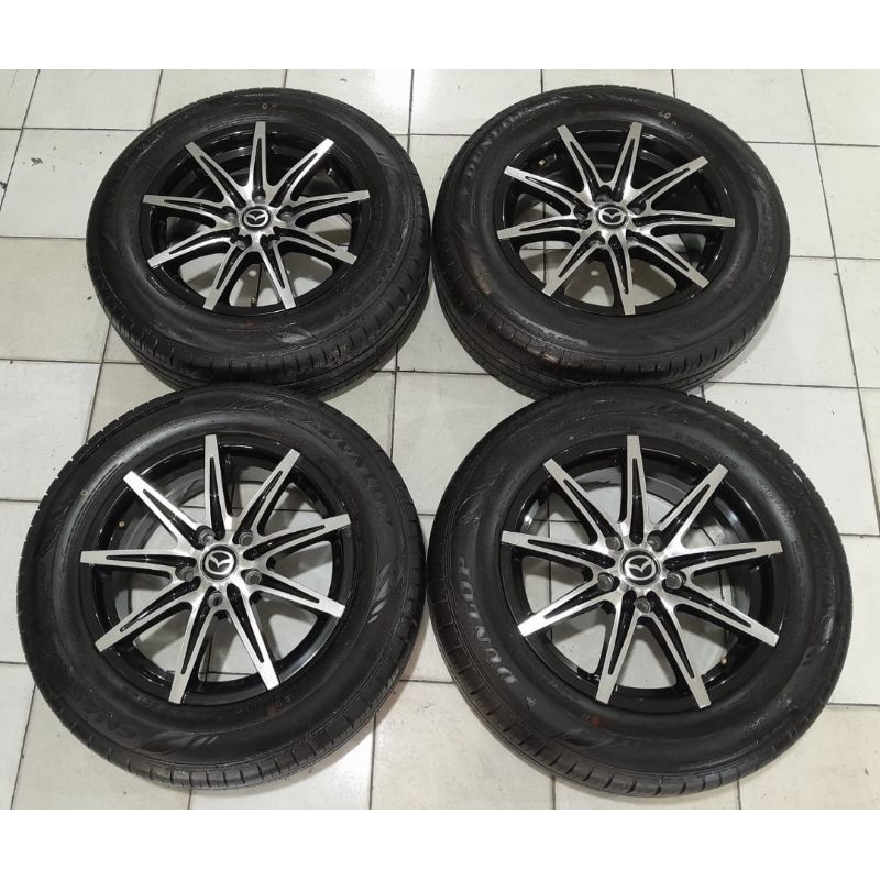 Pelek velg variasi mobil Second murah HSR  Kccx  ring 16 ban Dunlop  bisa untuk inova alphard HRV er
