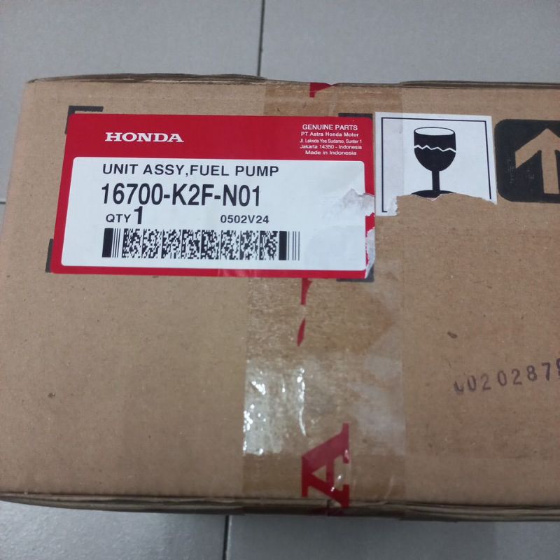 16700K2FN01 – UNIT ASSY FUEL PUMP, POMPA BENSIN, FUEL PUMP SCOOPY NEW ORI AHM