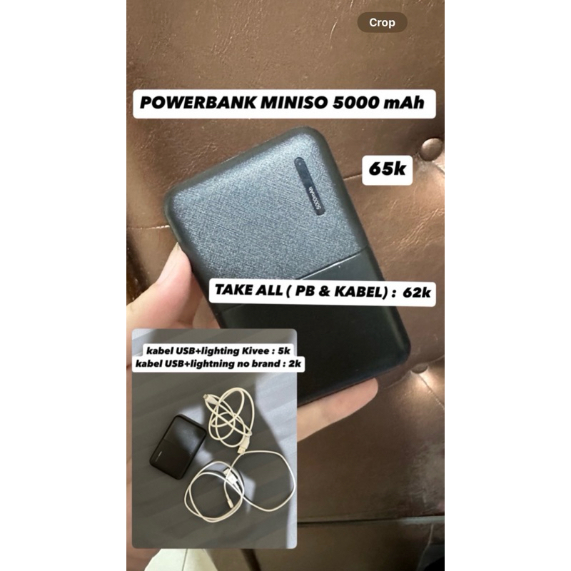Miniso - POWERBANK 5000 mAh