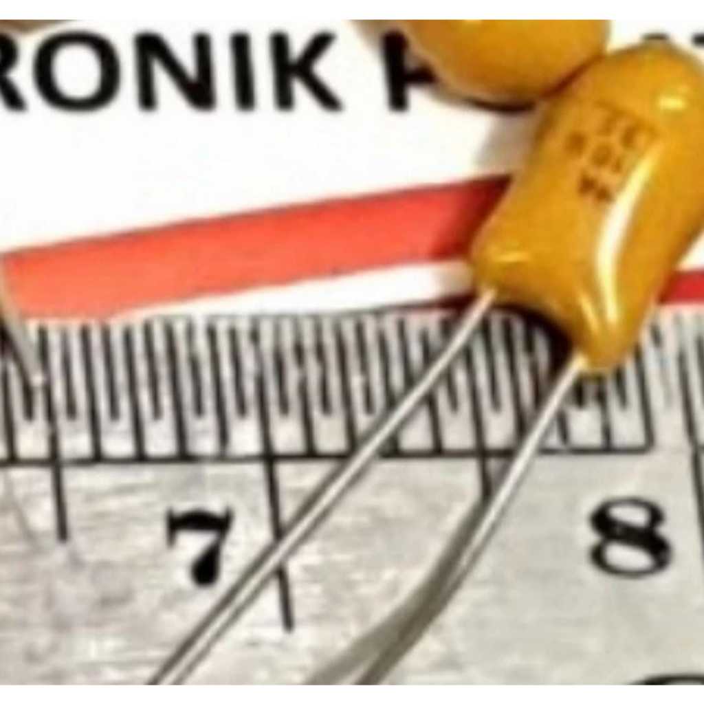 RE2262 kapasitor capacitor tantalum 10uf 106 10 uf 35v 35volt 35 volt By PCM LTC GLODOK