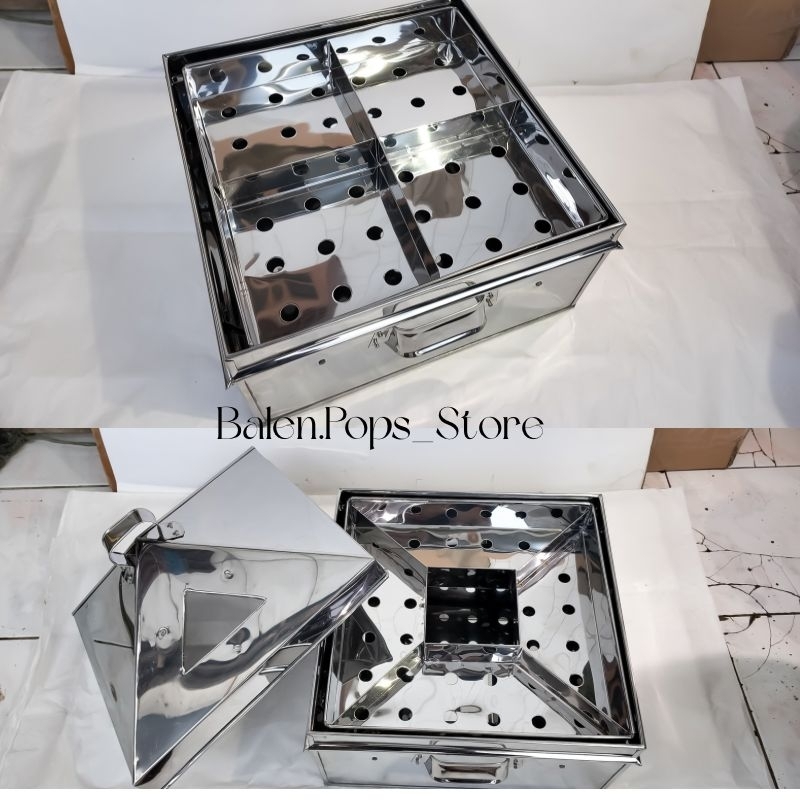 Kukusan Klakat Sekat Dandang Kukus Stainless Serbaguna