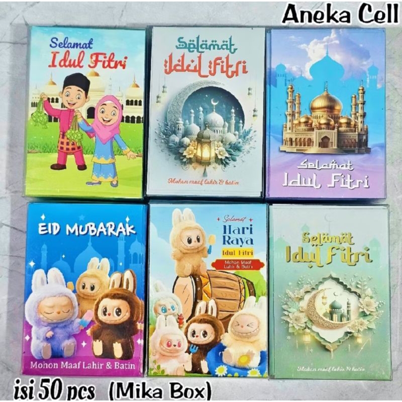 

Amplop Lebaran Kemasan Mika Isi 50 pcs Motif Labubu Amplop Idul Fitri Amplop Lebaran Labubu