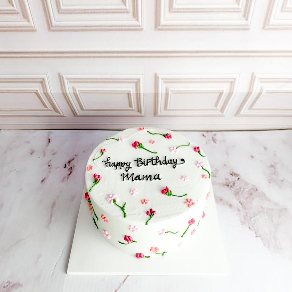 

Kue Ulang Tahun/Birthday Cake/Kue Ultah Tema Flower/Kue Bunga/Flower