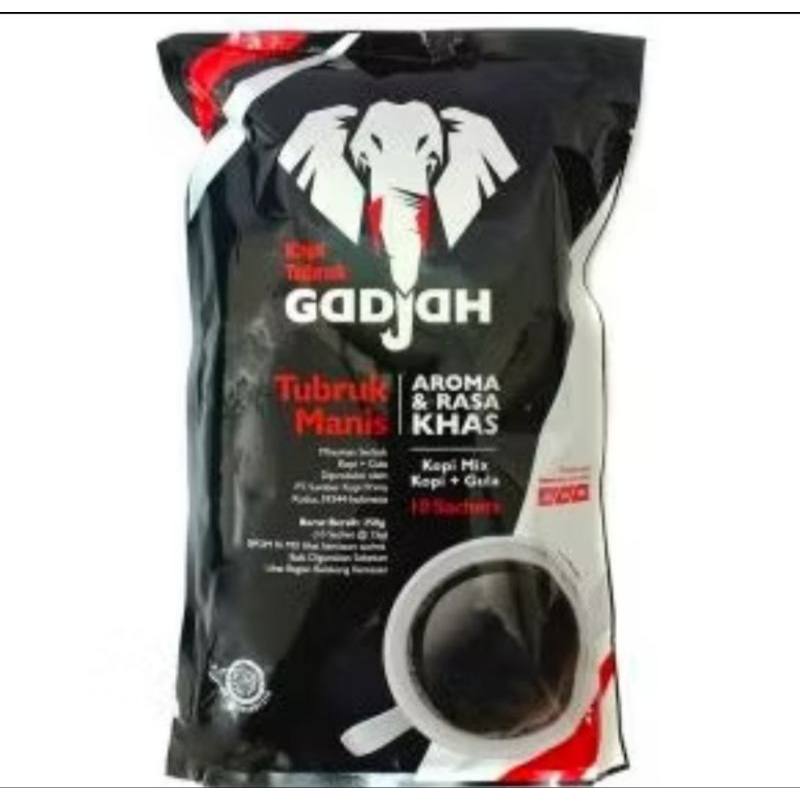 

Renceng Kopi Gadjah Tubruk Manis Isi 10