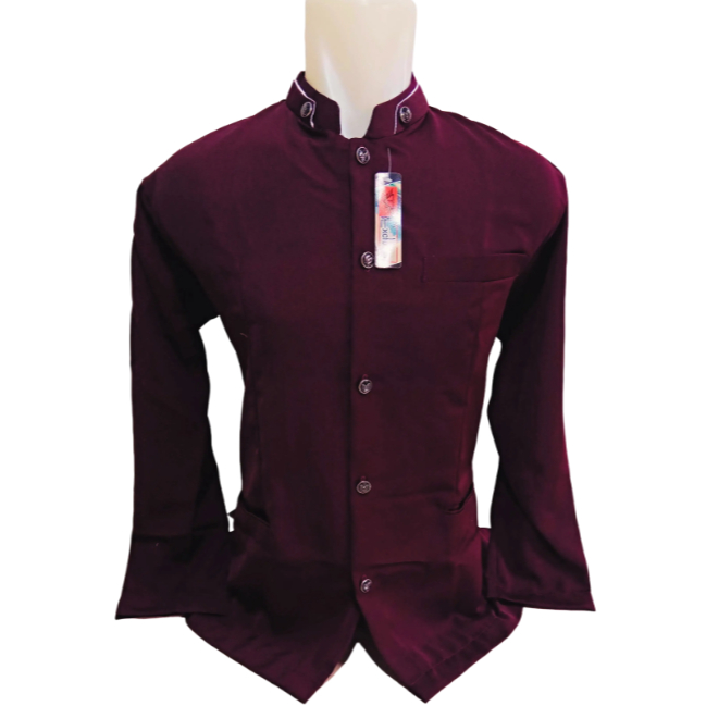 Jasko Polos Jas Koko Pakaian Muslim Pria Bahan Hightwis Milenium Tebal Halus Terbaru 2025