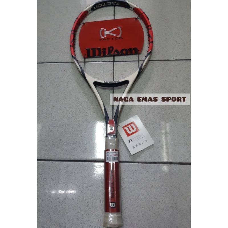 [NES SPORT] RAKET TENNIS WILSON (K) FACTOR (K) SIX ONE TOUR ORIGINAL