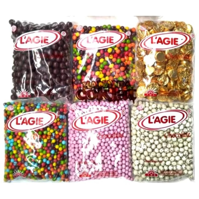 

LAGIE Coklat / Lagie Warna Warni / Lagie Nyoklat Kacang Tanah