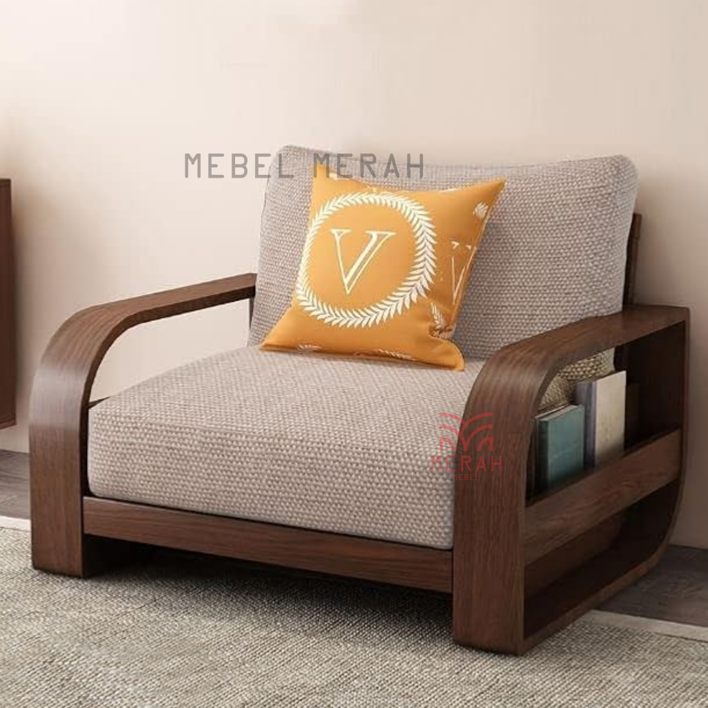 Sofa Kayu jati - Sofa Murah - Sofa Minimalis - Sofa Laci - Kursi Sofa Jati Minimalis Modern - Mebel 
