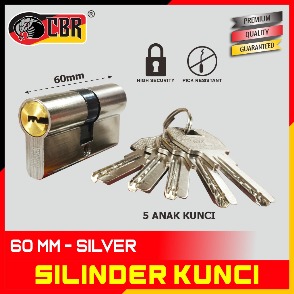 CBR Cylinder Kunci Pintu Silinder Anak Computer Key 60mm