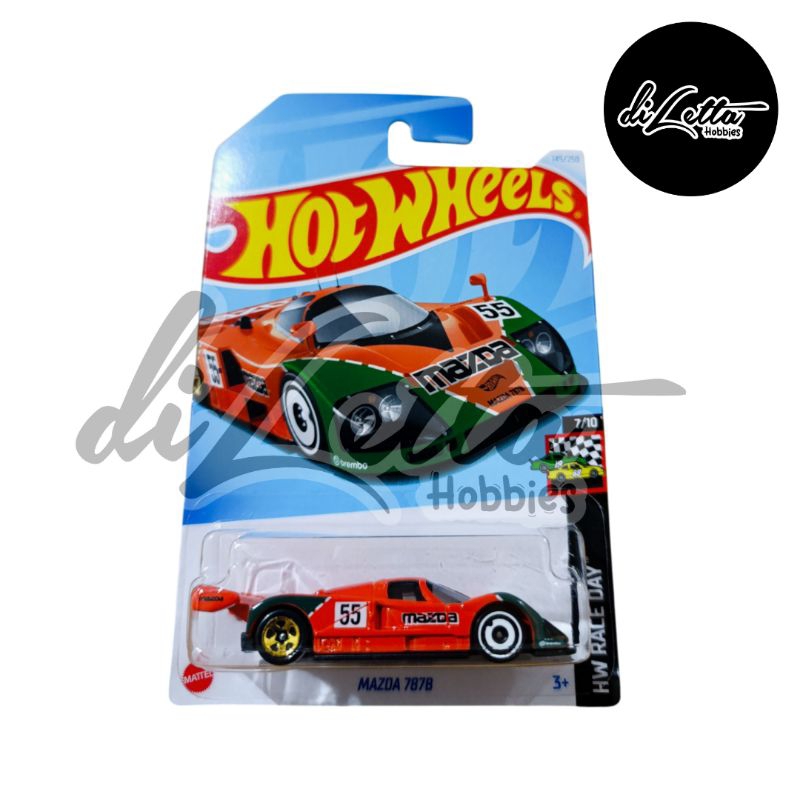 Hot Wheels Mazda 787b, Orange.