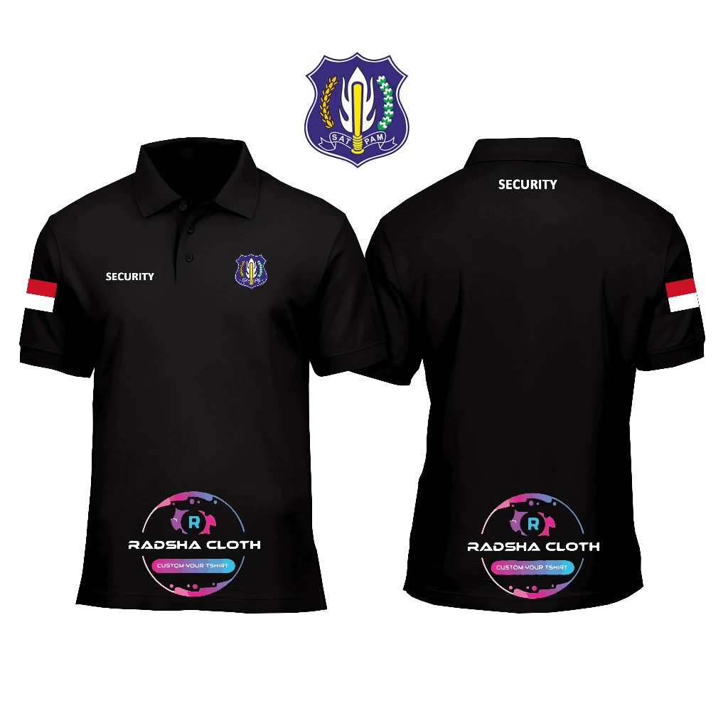 KAOS POLO SHIRT KERAH SECURITY - KOAS SECURITY - POLO SECURITY KEREN - acuk.label