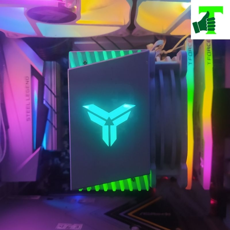 PAKETAN RYZEN 7 3700X 8C 16T + MOBO B450M STEEL LEGEND + RAM TFORCE RGB WHITE 16GB + HSF JONSBO CR-1