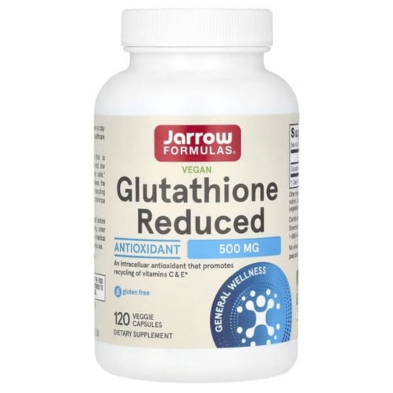 Jarrow formulas Glutathione Reduced 500 mg 120 Veggie Caps