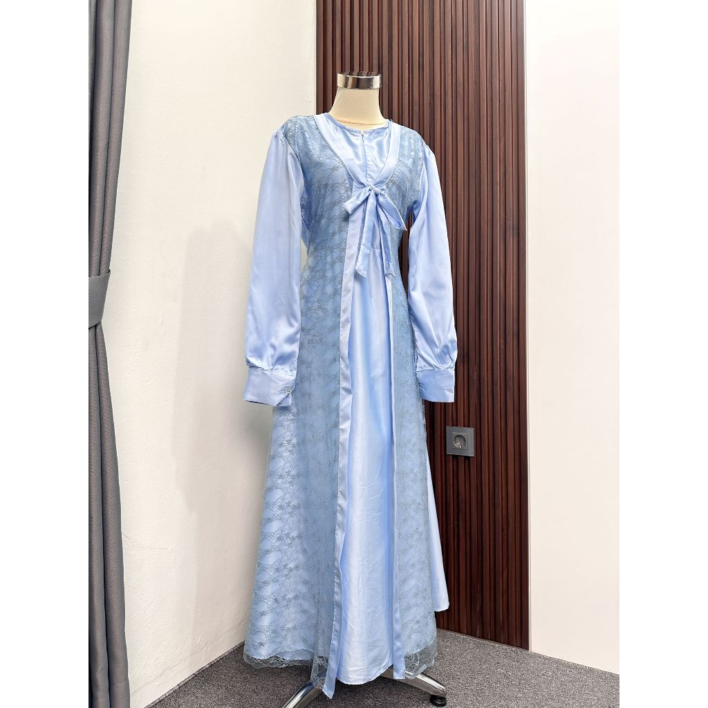 CORLA DRESS, BUSANA KONDANGAN, PENGAJIAN, BRIDESMAID, GRADUATION BUSUI DAN WUDHU FRIENDLY DRESS BAHA