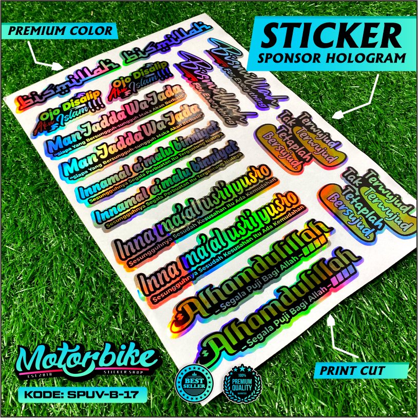 STICKER AESTHETIC VIRAL ISLAMI QUOTES ISLAMI STICKER PACK QUOTES ISLAMI UNTUK TUMBLER LAPTOP-SPUV