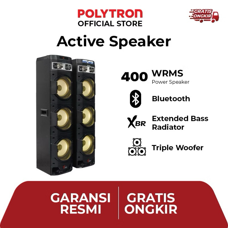 Speaker Aktif Polytron 10inch PAS10DF38