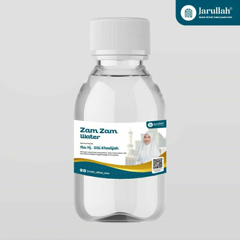 

BOTOL AIR ZAM-ZAM CUSTOM FOTO & NAMA JAMAAH HAJI/UMROH