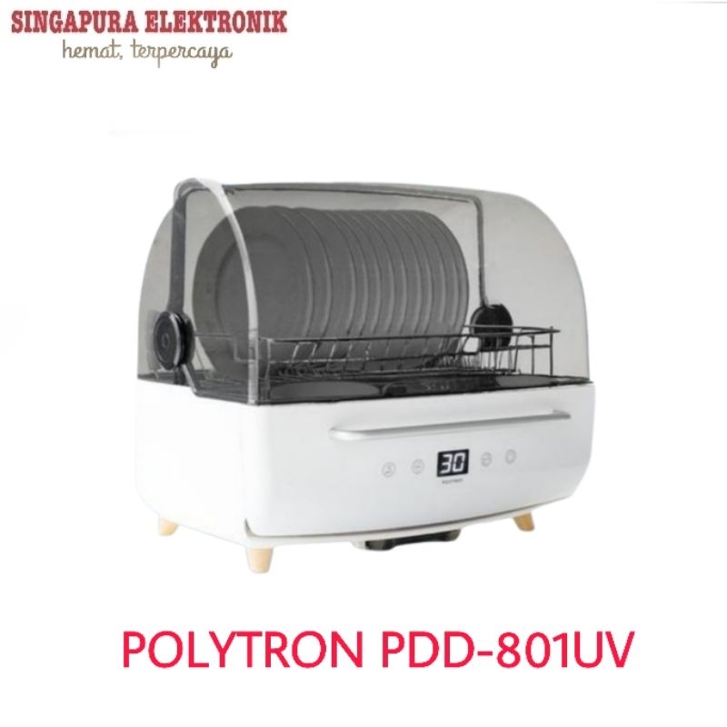 Polytron PDD 801UV Dish Sterilizer 80 Liter Rak Pengering Piring UV