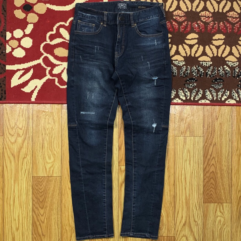 DESTRESSED DENIM GU SIZE 32 | DENIM PANTS GU DISTRESSED | JEANS GU DISTRESSED | CELANA DENIM GU DEST