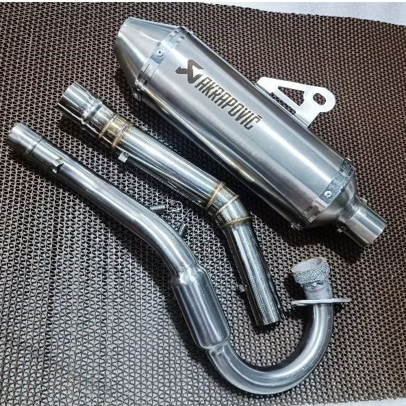 knalpot racing Akrapofik crf 150l,crf230,knalpot racing crf 150l,crf230,xr200,xr 150 muffler pipe kl