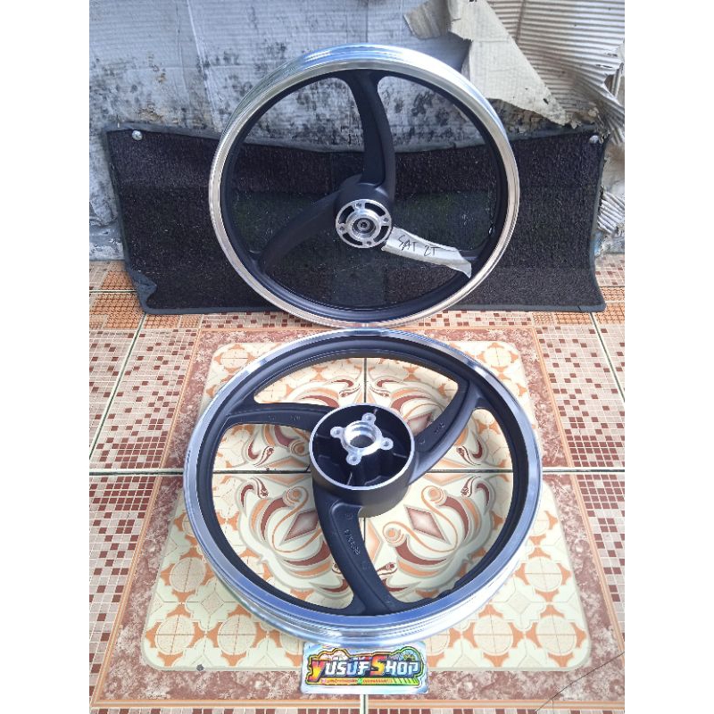 velg original WTC Japan Satria 2 Tak double Disc