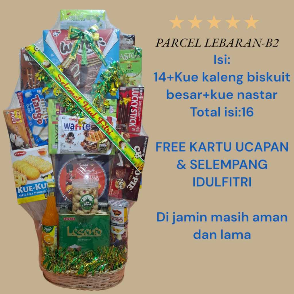 

Parcel lebaran / hamper lebaran FREE kartu ucapan / bisa reques isi