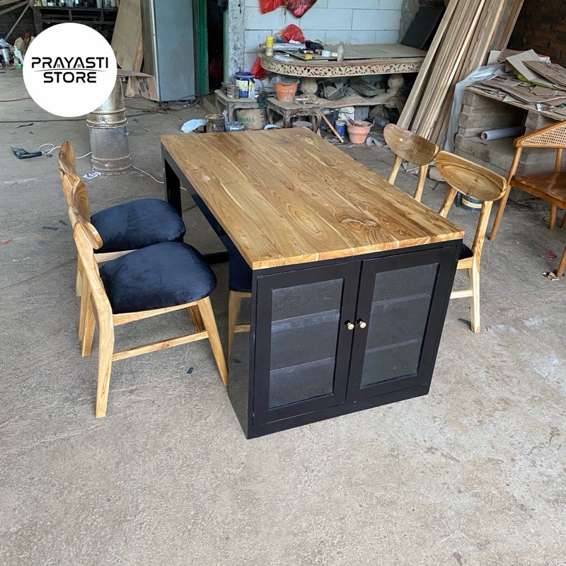 set meja makan minimalis kayu jati meja makan minimalis 4 kursi kayu jati meja makan model terbaru p