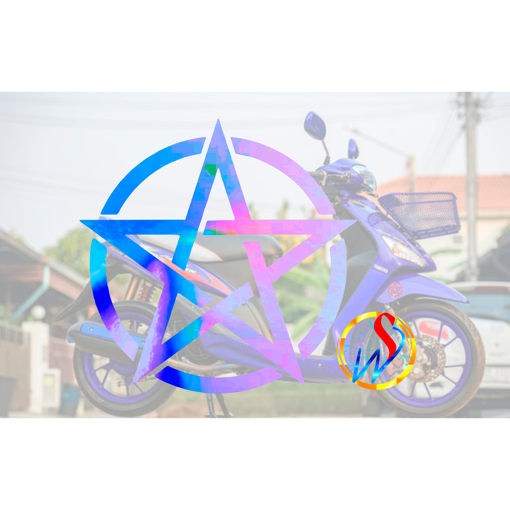 Stiker Bintang Bulet Stiker Cutting Anti Air Termurah Stiker Motor Viral
