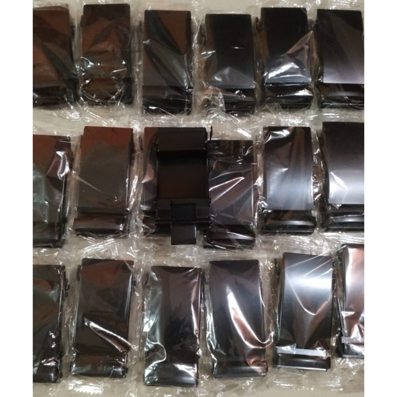 Kepala gesper / ikat pinggang ukuran 4cm model rell warna hitam ukuran ikat pinggang 3.8cm