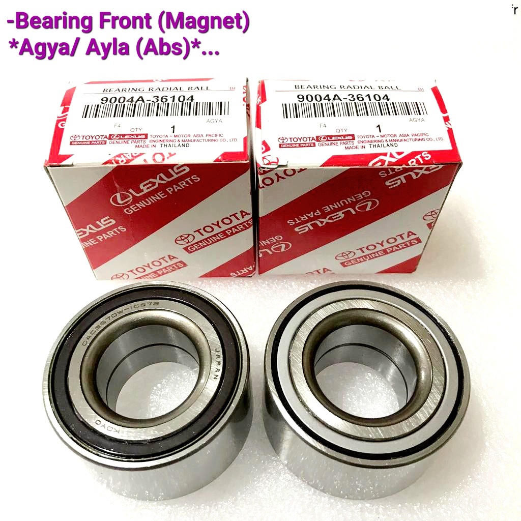 Bearing Roda Depan (Magnet) Agya/Ayla Original