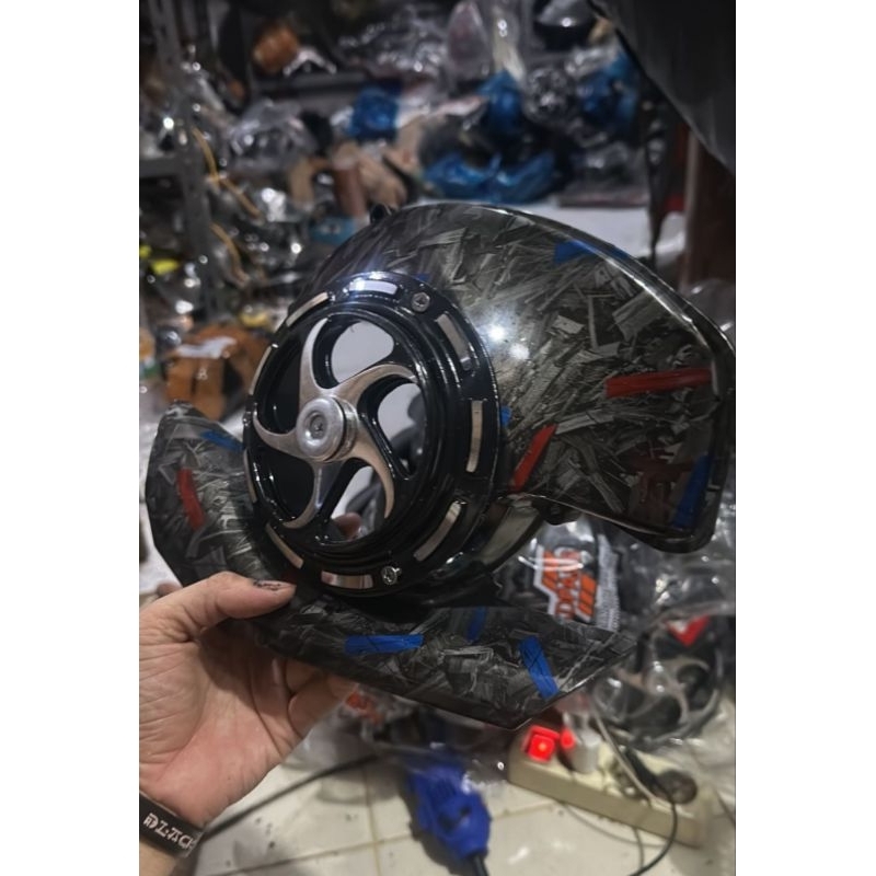 Tutup Kipas Mio M3 Karbon Forget Warna Set Spiner Kualitas Terbaik