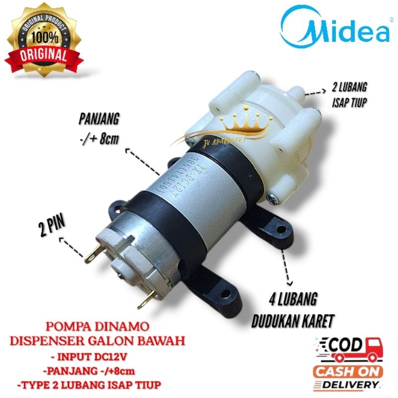MIDEA DINAMO POMPA AIR | DISPENSER POMPA AIR BAWAH GALON MIDEA