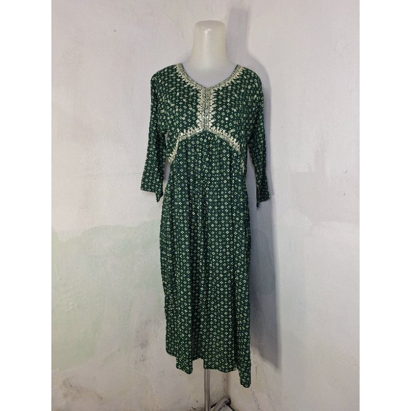 Baju India Wanita Anarkali Aliabhatt Single Original India Baru