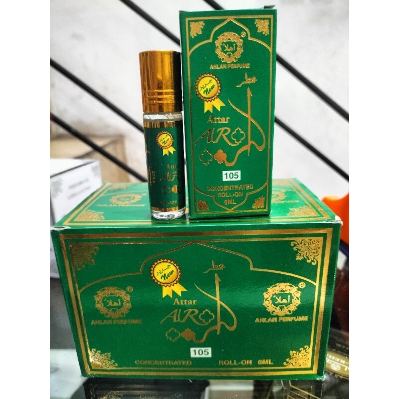 Attar Raudhah roll - on 6ml Non Alkohol murni by AHLAN Makkah 100% original