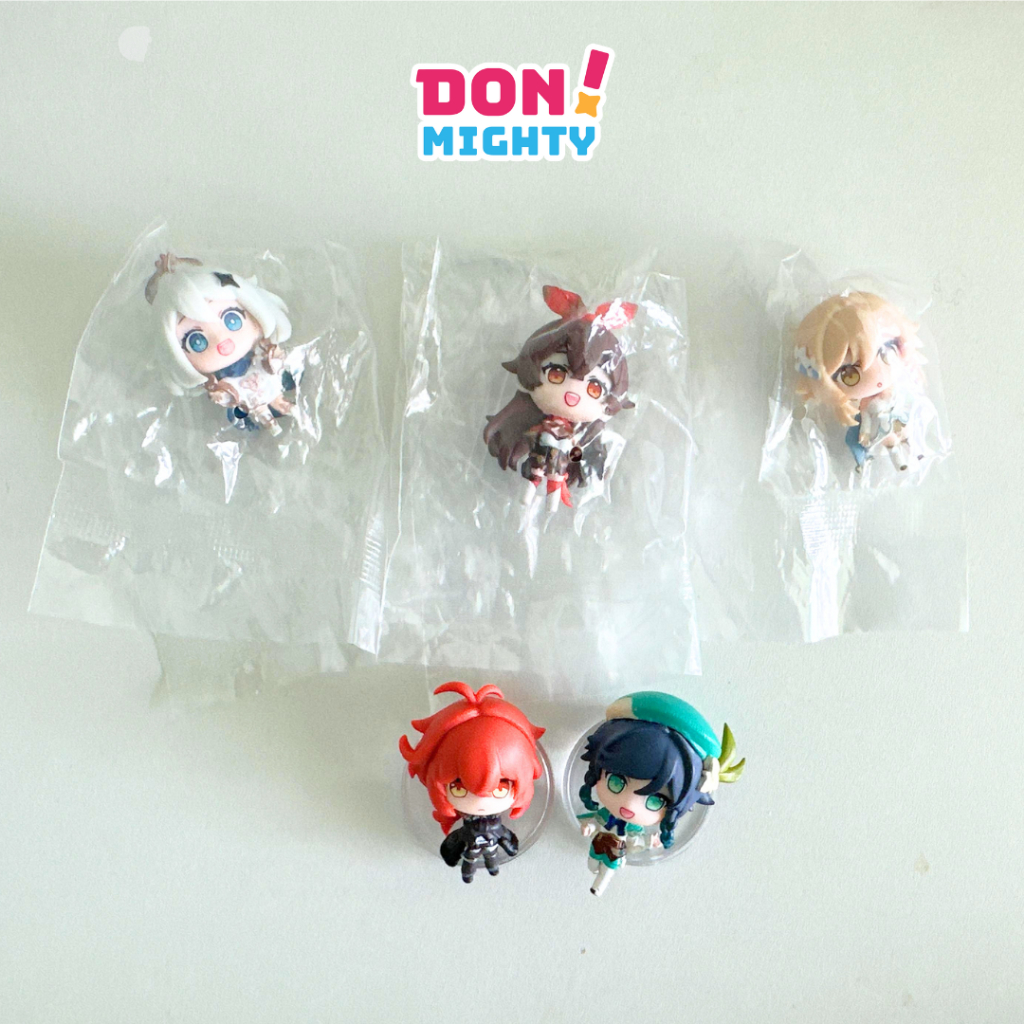 Genshin Impact Mini Figure Bushiroad | Amber, Lumine, Paimon, Diluc, Venti