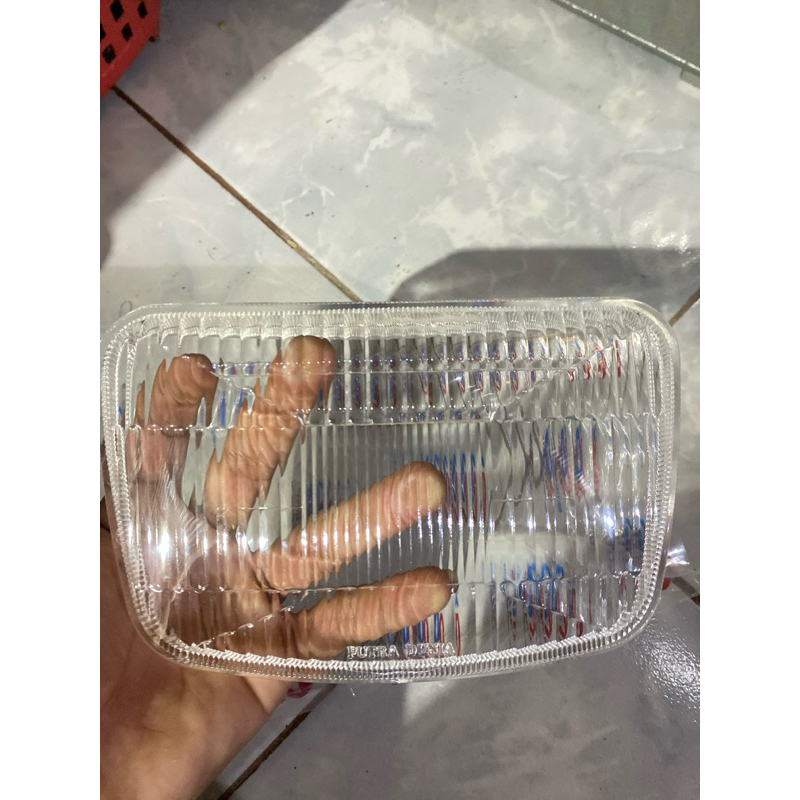 Mika lampu rx king oval reflektor rx king mika bening garis rx king