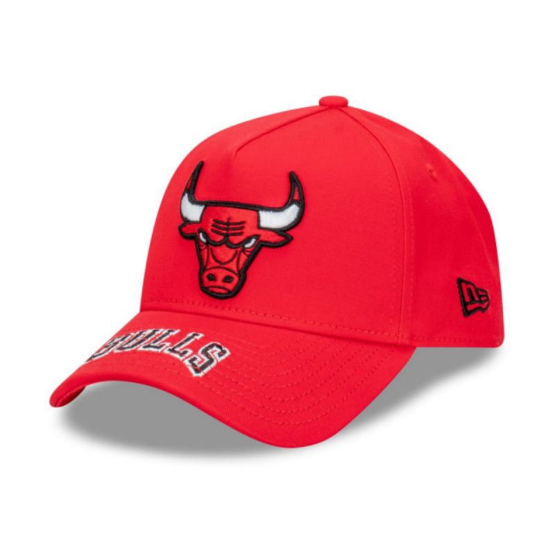 Topi New Era Cap Chicago Bulls Visor Hit Type A Frame 9Forty Adjustable Original